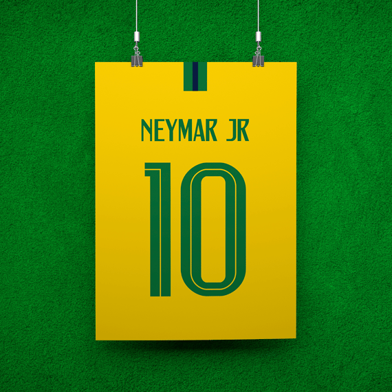 POSTER CAMISA NEYMAR