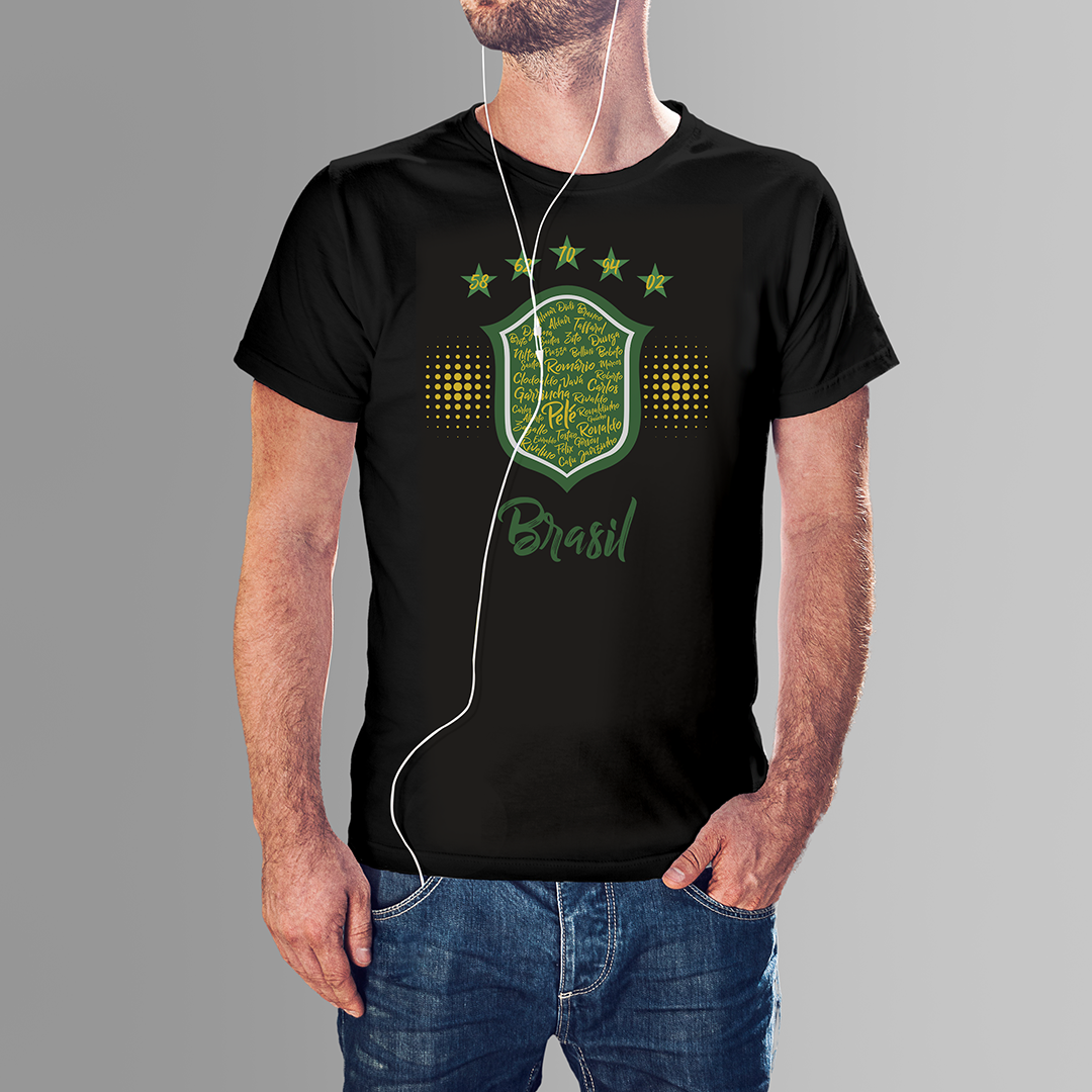 Nome do produto: CAMISETA BRASIL