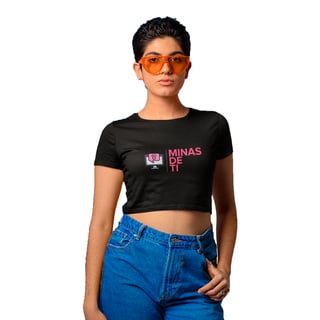 Cropped Minas de TI - Logo Branca