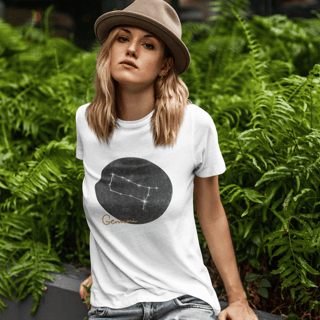 Nome do produto Camiseta Constelação de Gêmeos