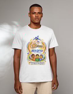 Camiseta Comemorativa – 10 Anos da Casa de Meninos Atos de Amor