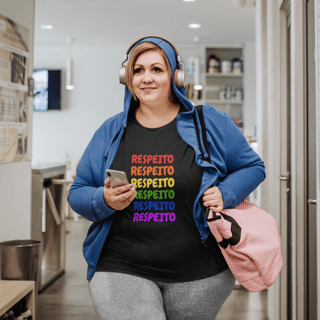 T-Shirt PLUS SIZE Respeito