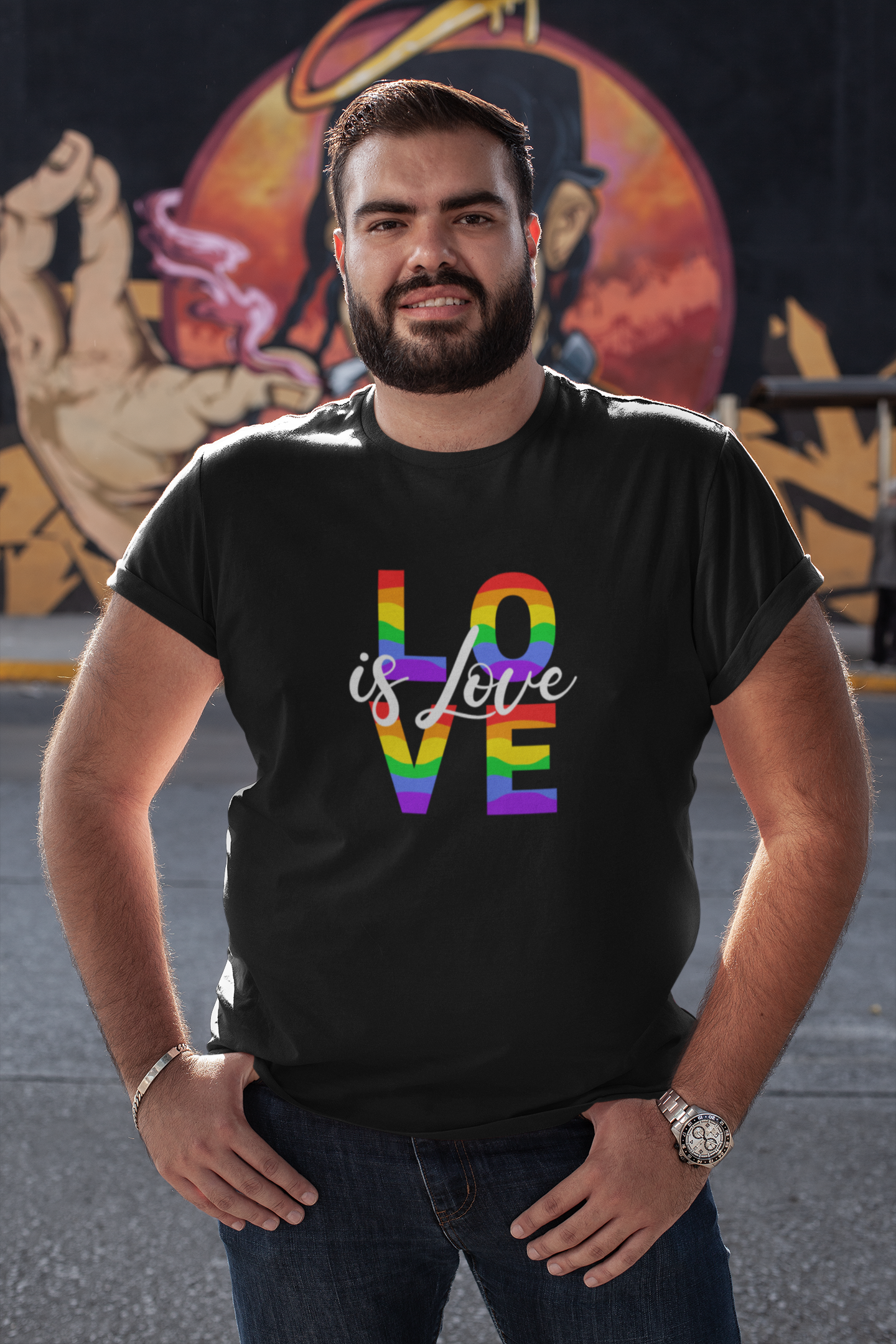 T-Shirt PLUS SIZE Love Is Love