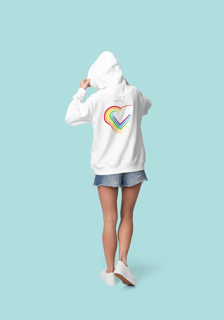 Nome do produto Moletom Com Zíper Unissex Coração 2