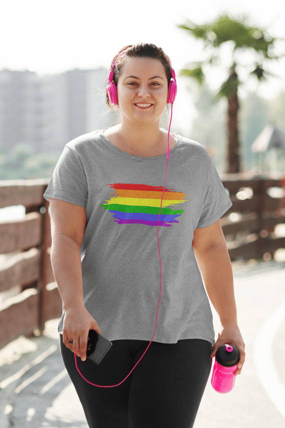 T-Shirt PLUS SIZE Cores da Bandeira