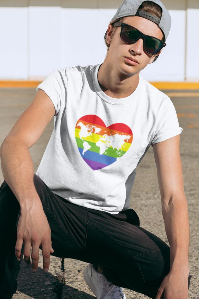 Nome do produto: T-Shirt Quality Mapa Coração