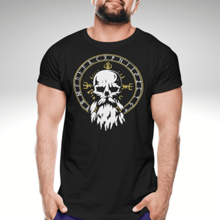 Nome do produto Camisa Viking Skull Runas