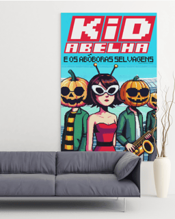 Nome do produto Pôster 'Kid Abelha 16 bits'