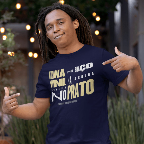 Camiseta Vinil na agulha