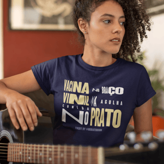 Blusinha Vinil na agulha