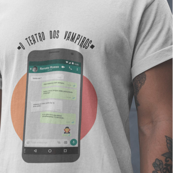Camiseta ''O teatro dos vampiros
