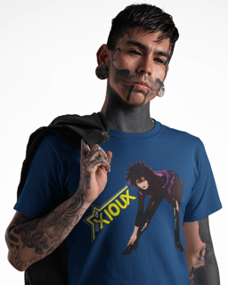 Camiseta 'Show da Sioux' - malha escura
