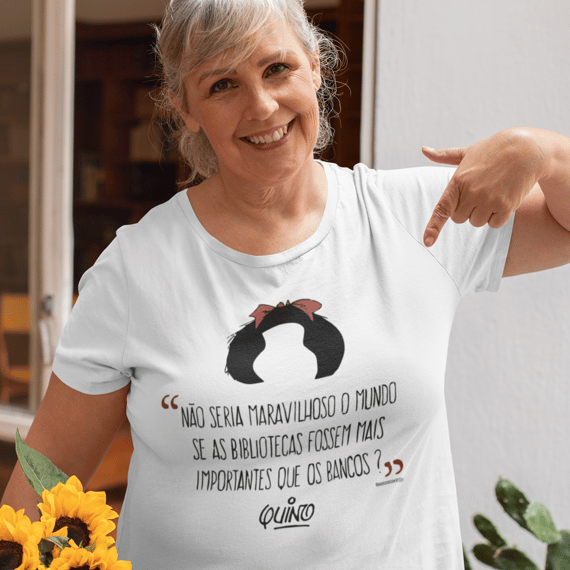 Blusinha Quino mandou a braba