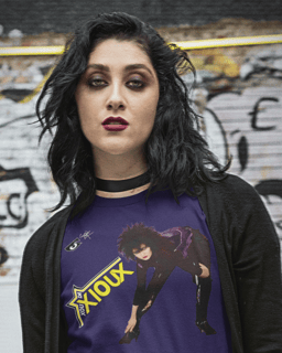 Blusinha 'Show da Sioux' - malha escura