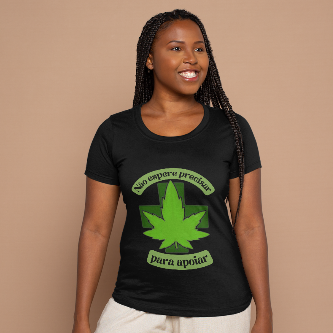 Nome do produto: Camiseta Fem Apoiar