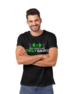T-SHIRT QUALITY - HEAVY WEIGHTS AND ONLY GAINS - 48 PRO ORIGINAL LIFESTYLE