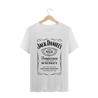 Camiseta Jack Daniels - Estampa Preta - Camisetas de Boteco