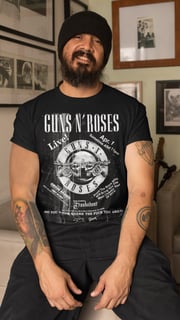Nome do produto Camisa - Guns N' Roses - April Fools (Show de Reunião Axl + Slash + Duff)