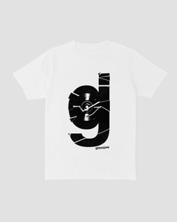 Camiseta Glassjaw Broken Logo White Mind The Gap Co.