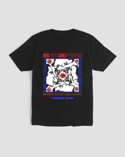 Nome do produtoCamiseta Red Hot Chili Peppers Tour 1991 Mind The Gap Co.