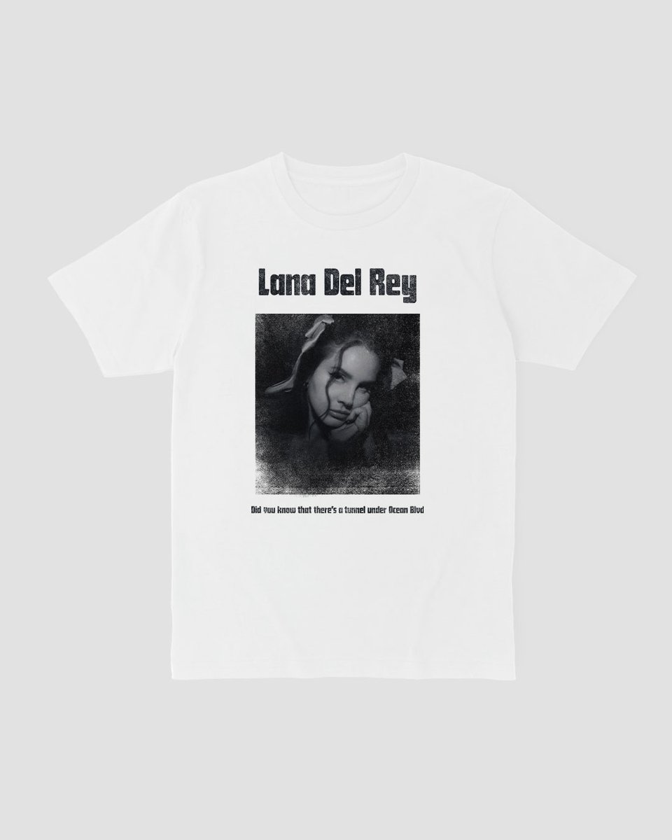 Nome do produto: Camiseta Lana Del Rey Ocean White Mind The Gap Co.