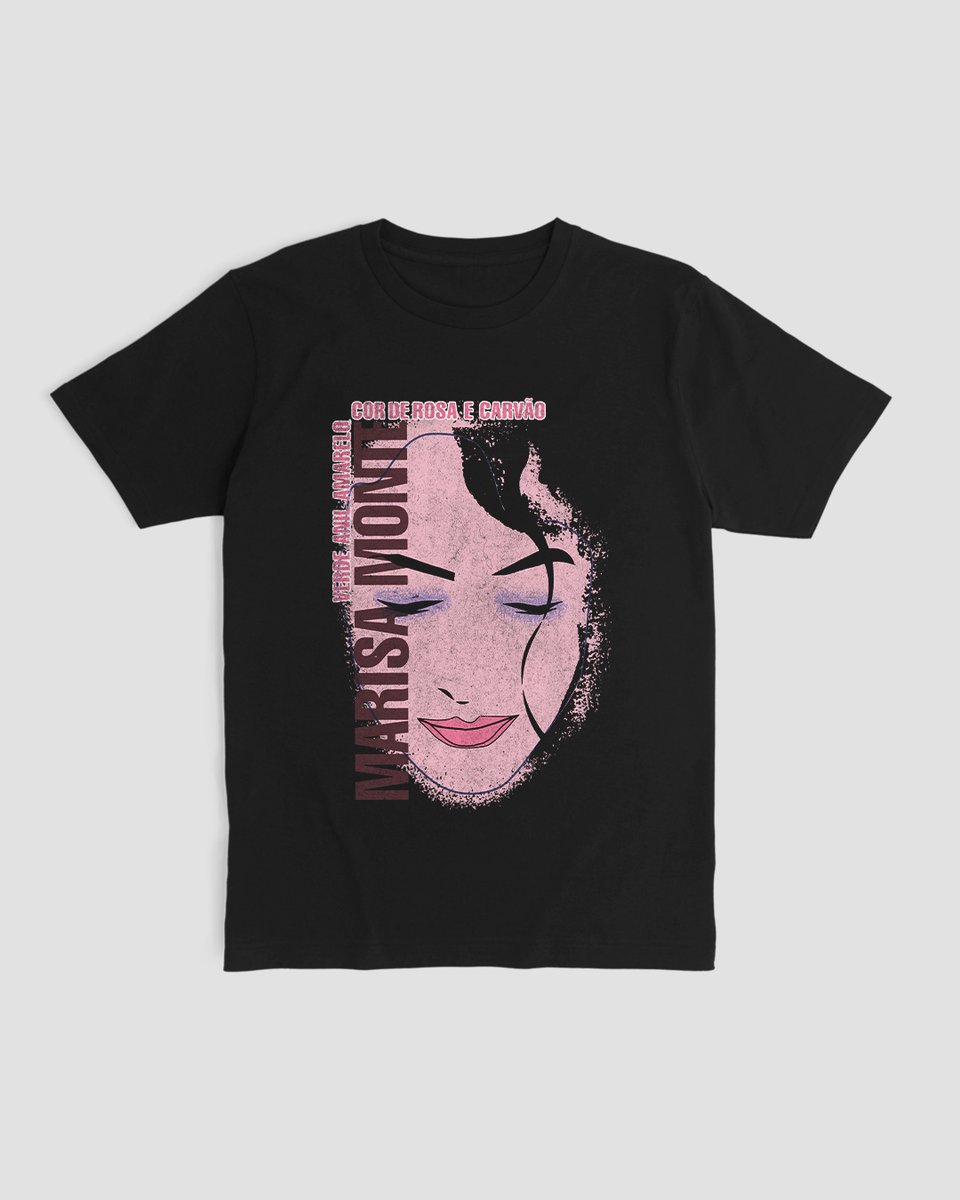 Nome do produto: Camiseta Marisa Monte Rosa Mind The Gap Co.