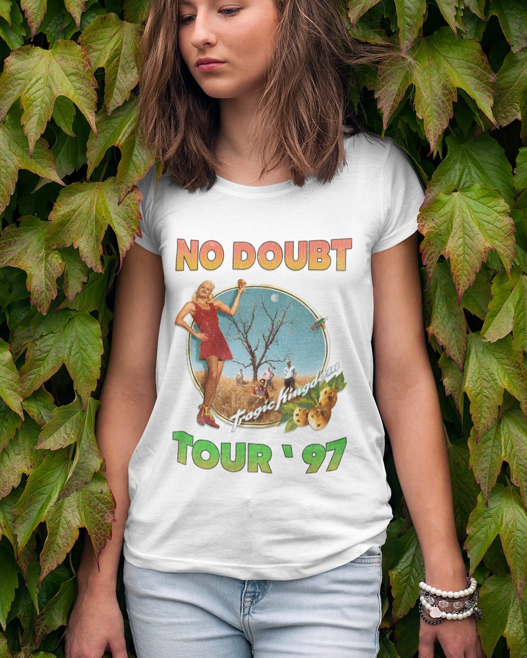 Camiseta No Doubt Tragic White Mind The Gap Co.