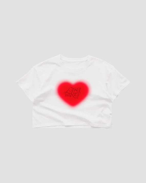 Cropped Lana Del Rey Heart Mind The Gap Co.