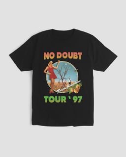 Camiseta No Doubt Tragic Black Mind The Gap Co.