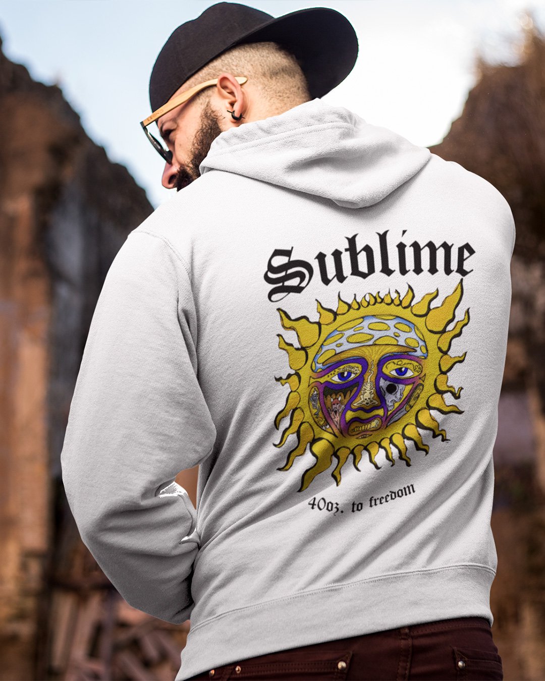 Moletom Com Capuz e Ziper Sublime 40oz. Mind The Gap Co. 