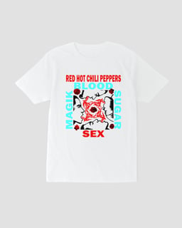 Camiseta Red Hot Chili Peppers BSSM White Mind The Gap Co.