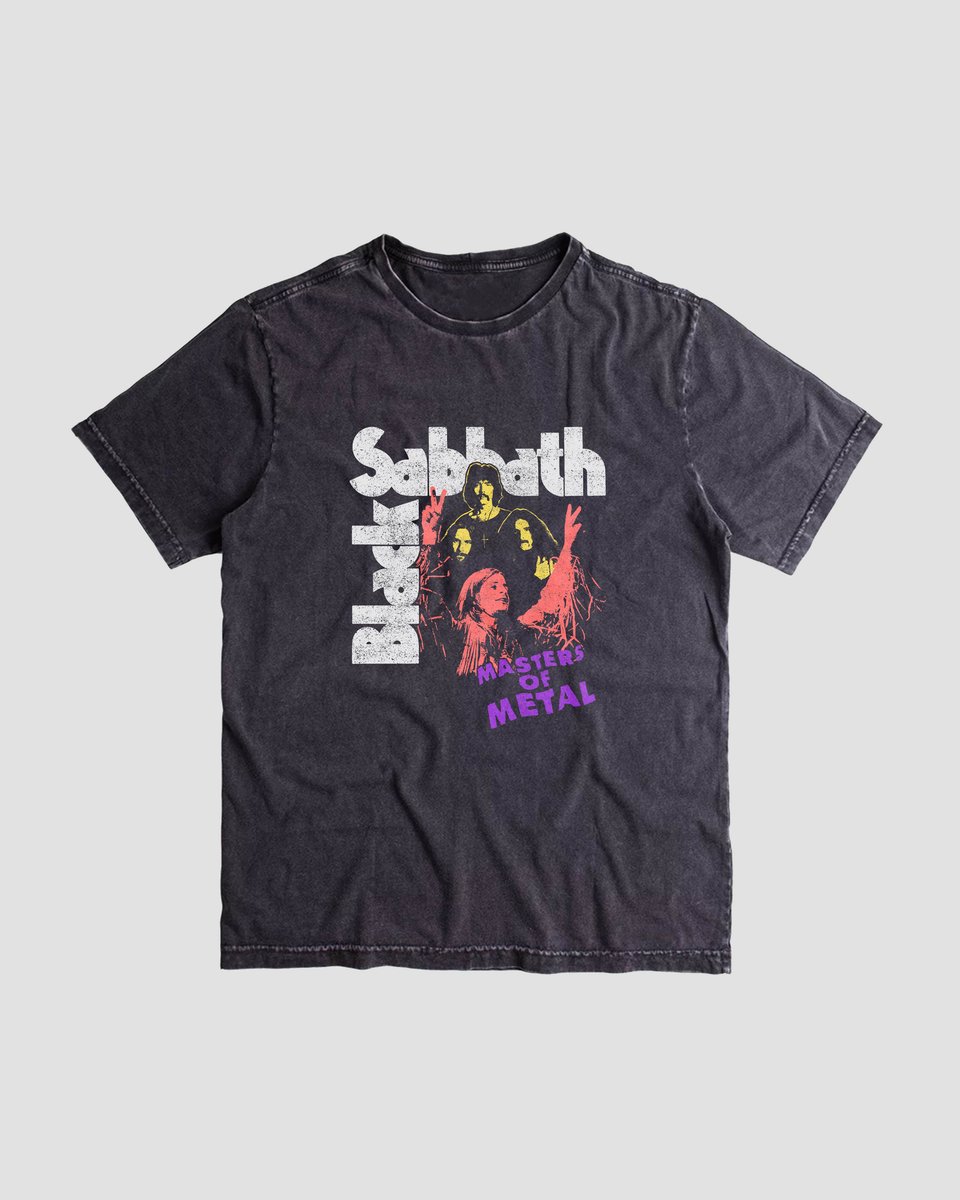 Nome do produto: Camiseta Estonada Black Sabbath Metal Mind The Gap Co.