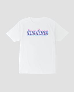 Camiseta Incubus Logo White Mind The Gap Co.