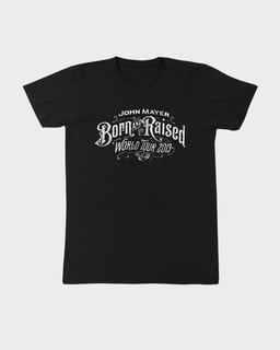 Nome do produtoCamiseta John Mayer Born Tour Mind The Gap Co.