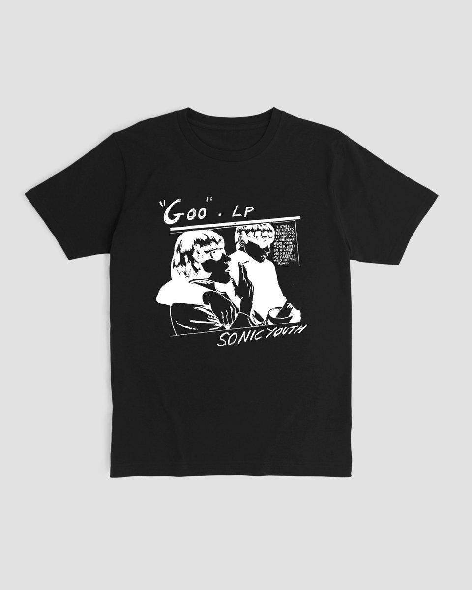 Nome do produto: Camiseta Sonic Youth Goo Black Mind The Gap Co.