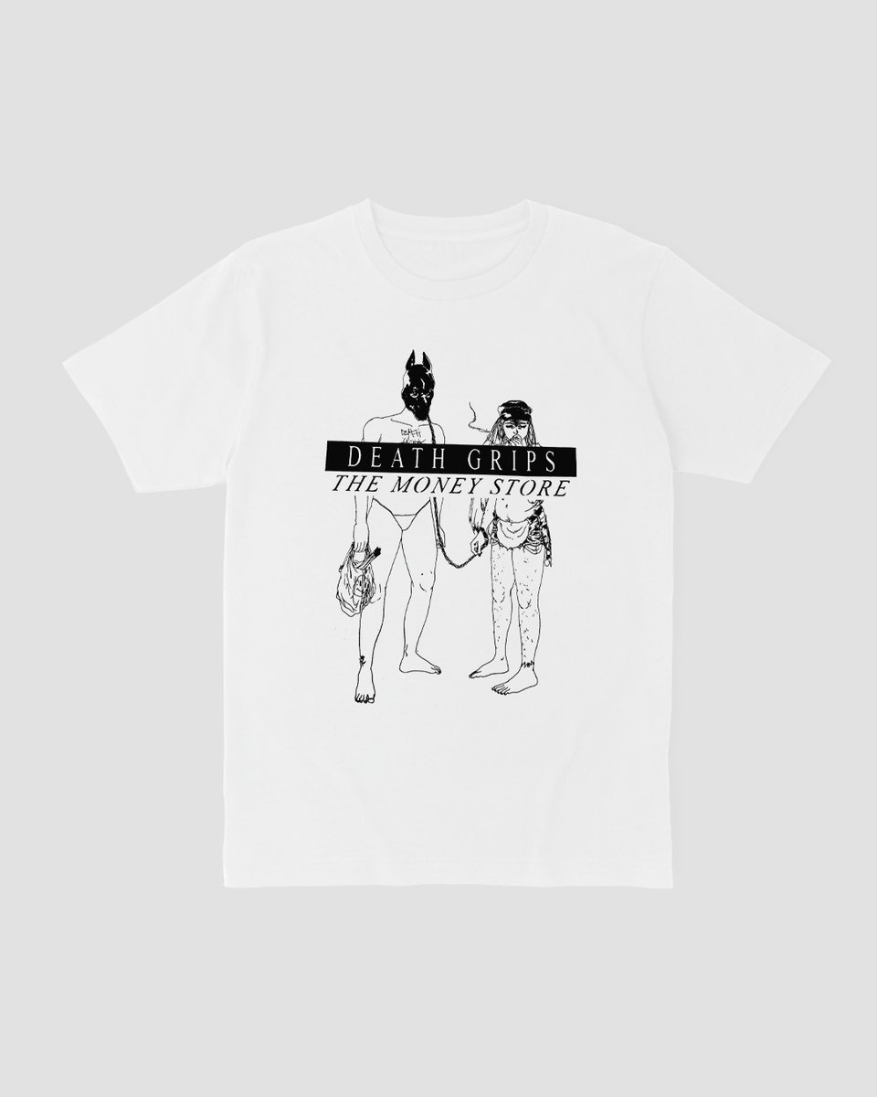 Nome do produto: Camiseta Death Grips Money White Mind The Gap Co.