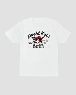 Nome do produtoCamiseta Dave Grohl Foo Fighters Knights Kats White Mind The Gap Co.