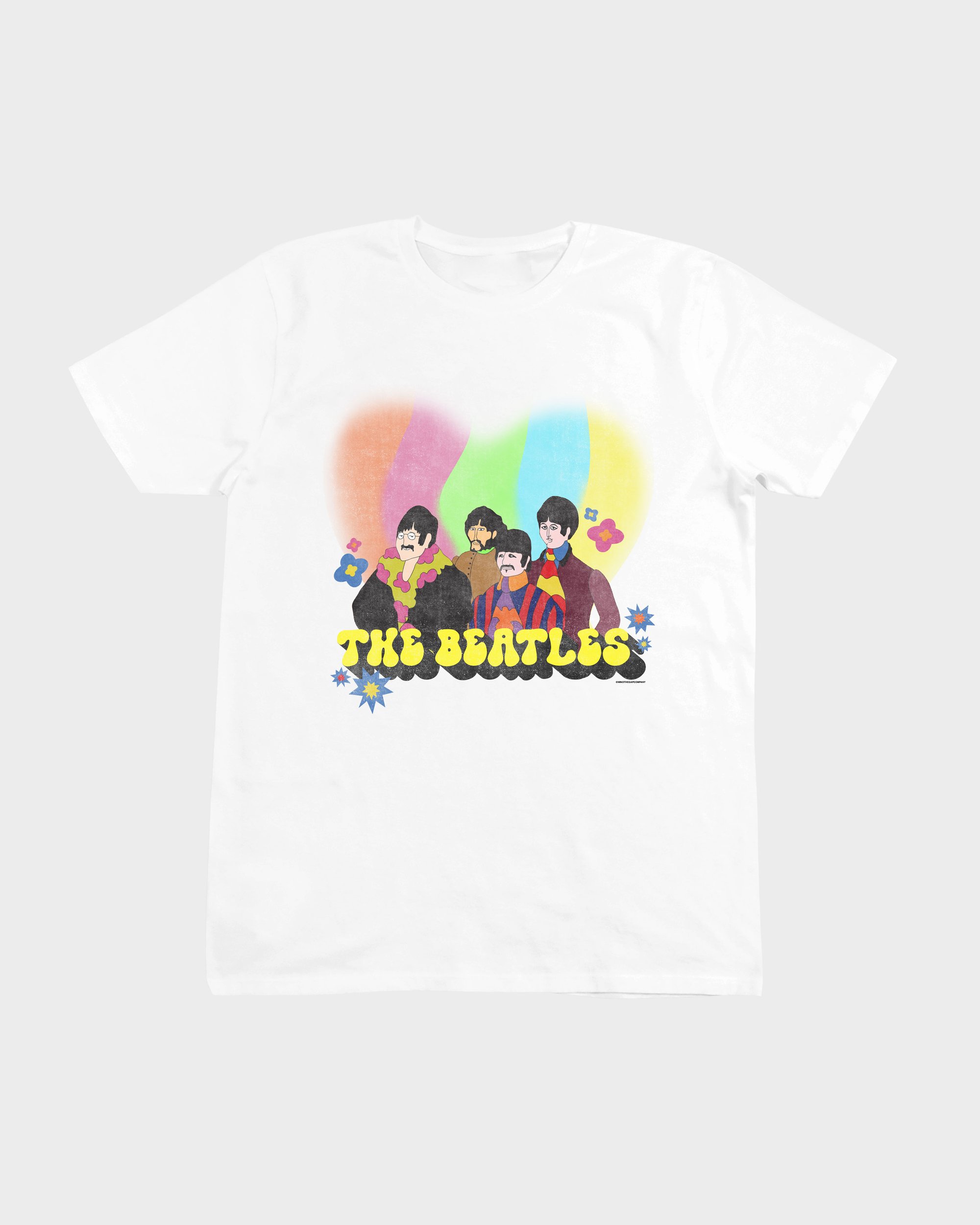 Camiseta The Beatles Colour White Mind The Gap Co.