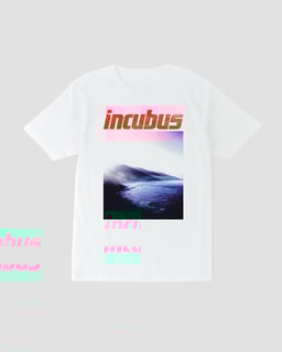 Nome do produtoCamiseta Incubus MV White Mind The Gap Co.