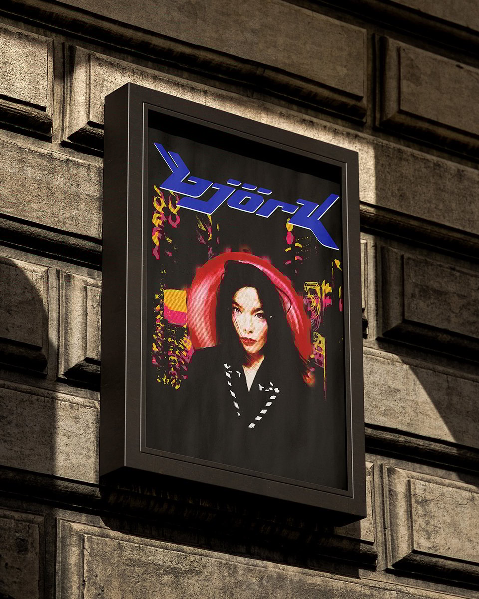 Nome do produto: Poster Bjork Post