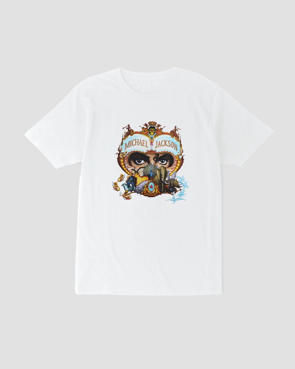 Nome do produto: Camiseta Michael Jackson Dangerous White Mind The Gap Co.