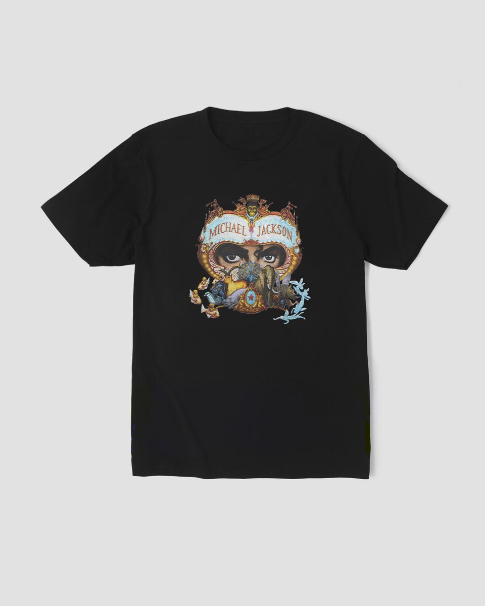 Nome do produto: Camiseta Michael Jackson Dangerous Black Mind The Gap Co.