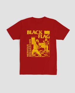 Nome do produtoCamiseta Black Flag Nervous 2 Mind The Gap Co.