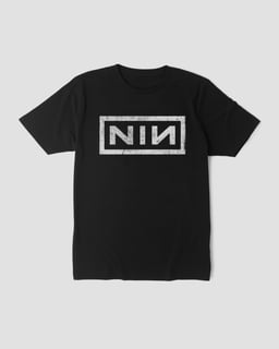 Nome do produtoCamiseta Nine Inch Nails Logo White Mind The Gap Co.