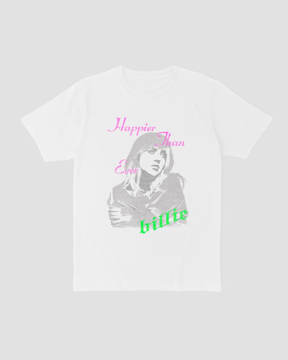 Nome do produto: Camiseta Billie Eilish Happier 2 Mind The Gap Co.