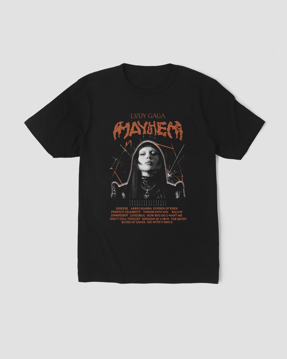 Nome do produto: Camiseta Lady Gaga Mayhem Mind The Gap Co.