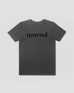Camiseta Estonada Unwound Leaves Black Mind The Gap Co.