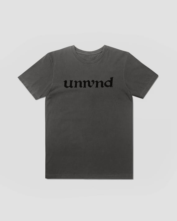 Camiseta Estonada Unwound Leaves Black Mind The Gap Co.