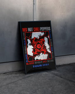 Poster Red Hot Chili Peppers Tour 91