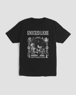 Camiseta Knocked Loose Deep Black Mind The Gap Co.